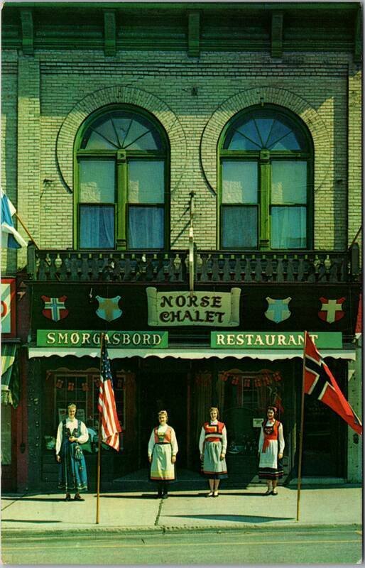 Smorgasbord Restaurant Stoughton,WI Dane County Wisconsin Vintage Postcard