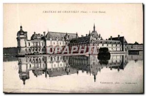 Postcard Old Chateau of Chantilly Oise West Coast