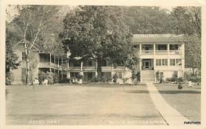 1940s White Sulphur Springs West Virginia Hotel Hart RPPC real photo 11547