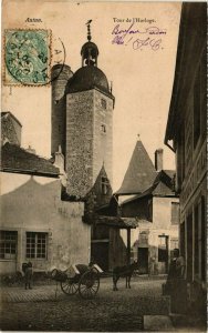 CPA AUTUN - Tour de l'Horloge (354367)