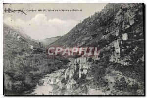 Postcard Old Correze Brive Vallee de la Vezere in Saillant