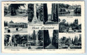 Grub aus Bad Pyrmont multiview GERMANY 1952 Postcard