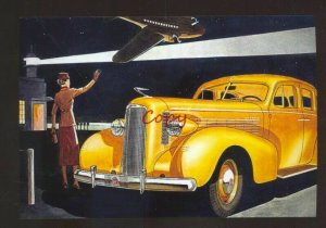 1937 LASALLE LA SALLE AUTOMOBILE CAR DEALER ADVERTISING POSTCARD '37