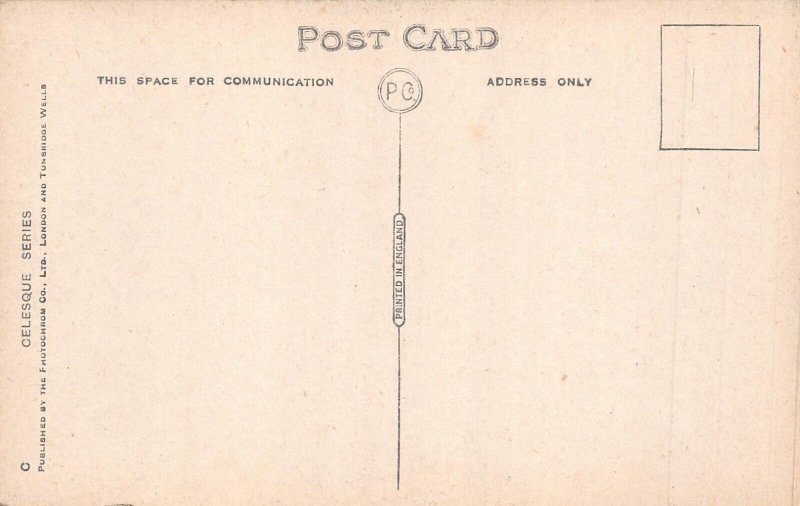 L285 Palestine Group of Camels in the Desert Bedouins vintage postcard