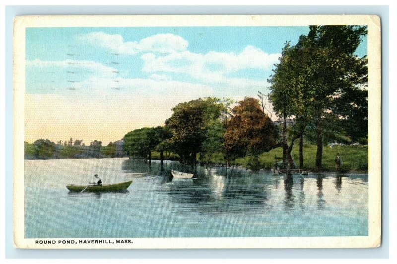 1918 Round Pond, Haverhill, Massachusetts MA Unposted Postcard