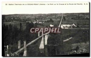 Old Postcard La Roche Posay Spa La Porte on Creuse and Royute Preuilly