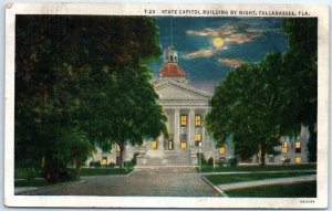 M-93114 State Capitol Building by Night Tallahassee Florida USA