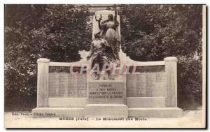 Old Postcard Morez The War memorial Militaria