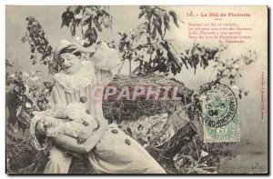 Old Postcard Fantasy Pierrot's Nest Pierrots