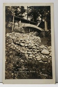 RPPC Pine Crest Walloon Lake Michigan photo by Beebe 1910 Petoskey Postcard H18