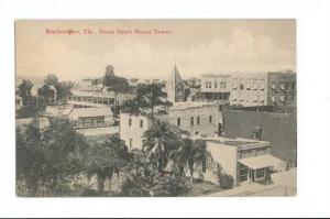 LP09   Bradenton,  Florida,  FL  postcard,  View from Court 