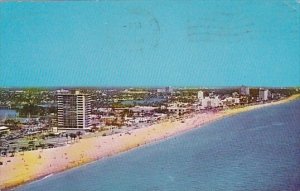 Florida Fort Lauderdale This Broad Ocean Beach At Fort Lauderdale 1947