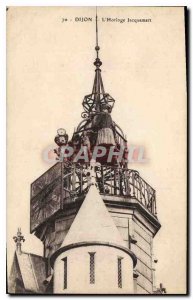 Old Postcard Dijon The Jacquemart Clock