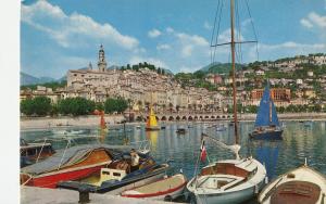 BF14013 ship menton vue generale de la ville et son por france  front/back image