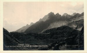 Slovakia Vysoké Tatry Vintage RPPC 08.15