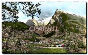 Old Postcard General view Samoens