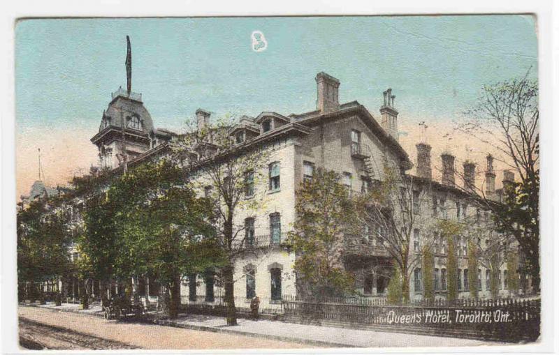 Queens Hotel Toronto Ontario 1908 postcard