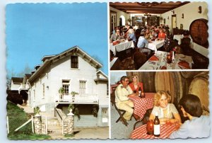 ST. CHARLES, MO ~ Wine Garden VINTAGE HOUSE RESTAURANT 1977 ~  4x6 Postcard