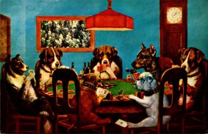 Dogs Playing Poker Only A Friend Needed