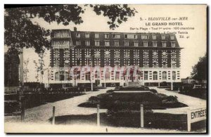 Old Postcard Blonville Sea Grand Hotel