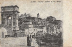 Ancona Italy Harbour Ship Antique Postcard