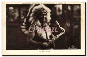 Old Postcard Wild West Cowboy Indian Paris International Colonial Exposition ...