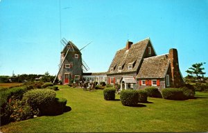 Massachusetts Cape Cod West Harwich Cape Cod House and Windmill 1968