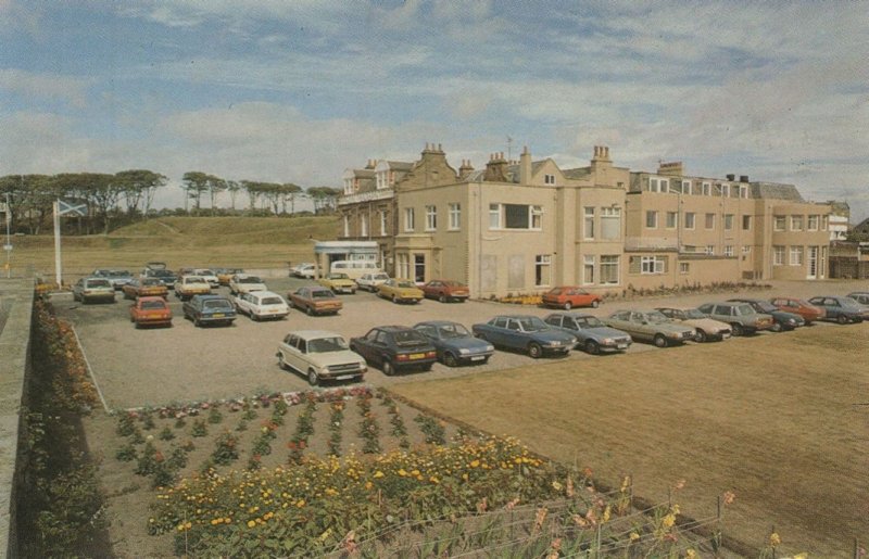 Hotel Seaforth Car Park Aerial Dundee Road Tayside Postcard