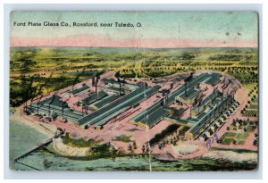 C. 1900-10 St. Ford Plate Glass Co. Rossford, Toledo, OH. Vintage Postcard F147E