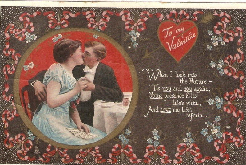 Couple. Romance- The Kiss Tuck Gem Glosso Valentine Series PC # 177