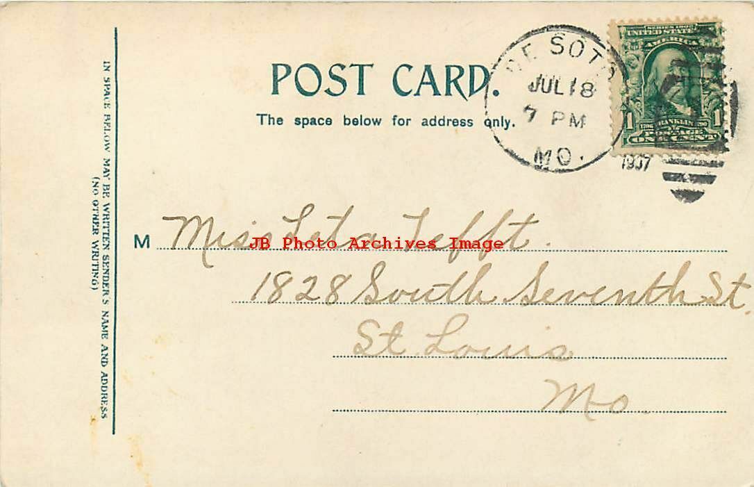 MO, De Soto, Missouri, Post Office, Interior View, 1907 PM, Rinchey Pub