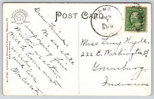 Harmony Junction Pennsylvania~Eidnau Mill~Bridge~Railroad Tracks~1910 Postcard