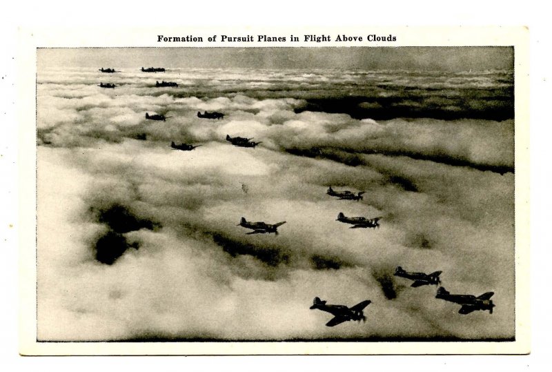 Military - Pursuit Planes in Flight