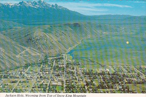 Jacks Hole Wyoming From Top Of Snow King Mountain Casper Wyoming