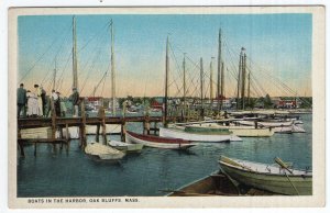 Oak Bluffs, Mass, Boats In The Harbor