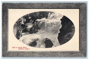 Scenic View Of Falls On Rogue River Southern Oregon OR Vintage Unposted Postcard