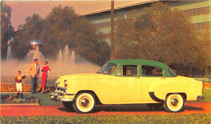 1954 Chevrolet One-Fifty 4-Door Sedan Advertising Postcard
