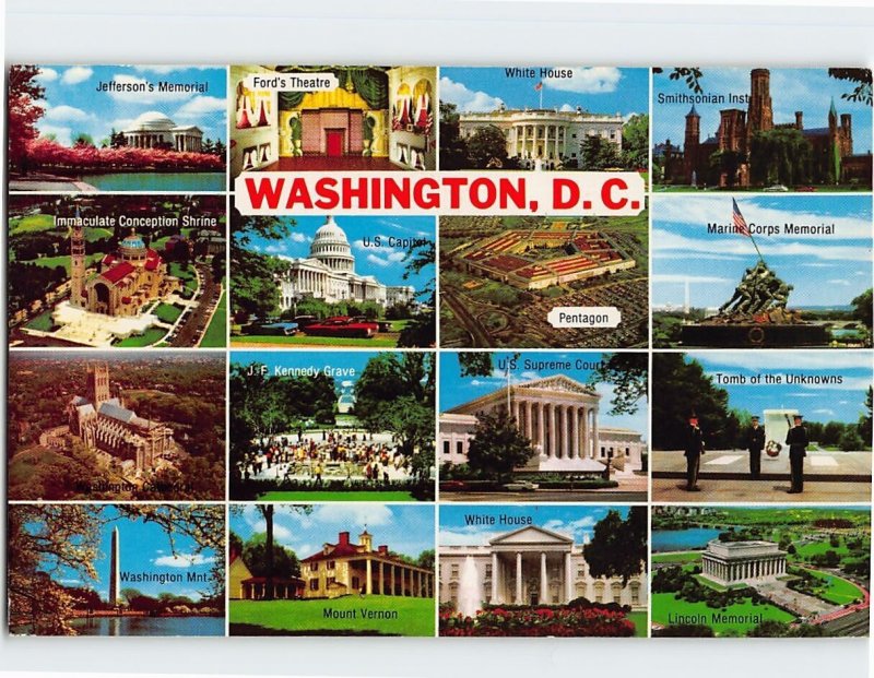 Postcard Washington, District of Columbia
