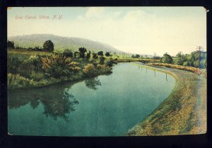 Utica, New York/NY Postcard, View Of The Erie Canal