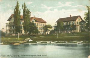 Thousand Islands, New York Westminster Park Hotel1907 Postcard  Used