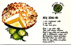 Recipes Grand'ma Golds' Original Key Lime Pie 1972