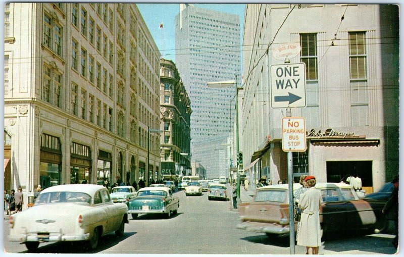c1950s Dallas, TX Commerce St Republic National Bank Building Downtown PC A126