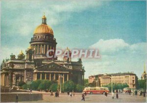 Postcard Modern Place St Isaac Cathedral Museum of Leningrad