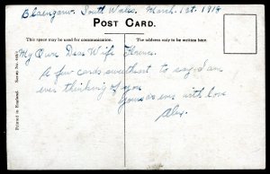 dc1918 - BRITISH MILITARY 1918 Sentimental. Soldier Mail