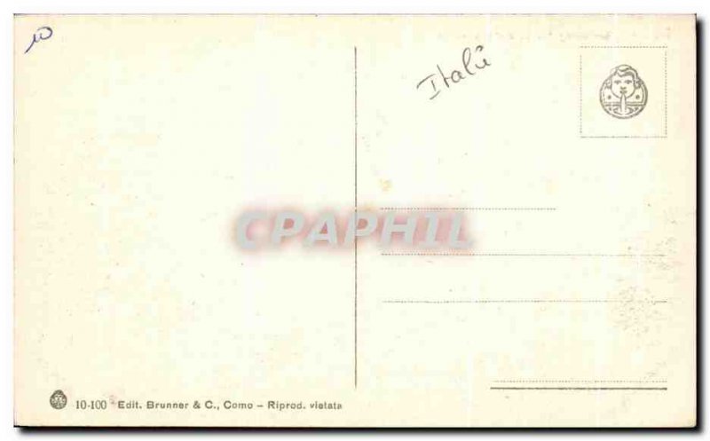 Old Postcard Torino Panoromo Dat Monte Cappuccini