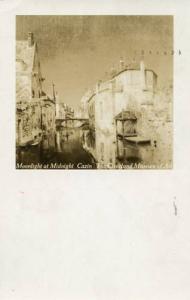 OH - Cleveland, Museum of Art- Moonlight at Midnight Cazin  **RPPC**