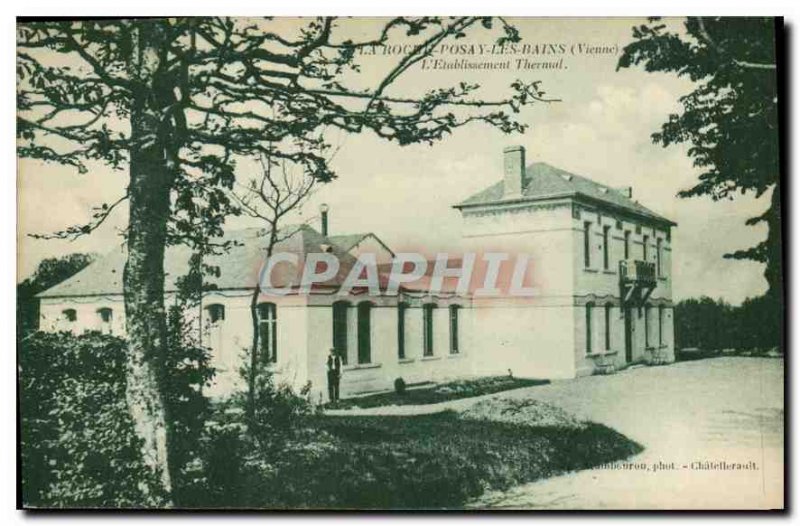 Old Postcard La Roche Posay Vienne les Bains Etablissement Thermal