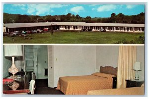 Nashville Tennessee TN Postcard Parkview Motel And Restaurant Exterior c1960's