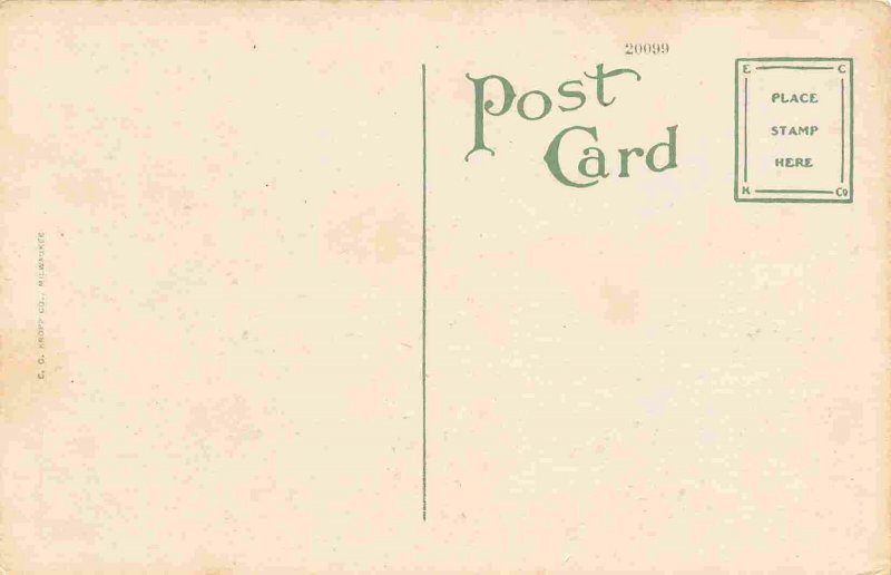 St Petersburg Yacht Club St Petersburg Florida 1920s postcard