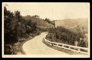 RPPC LACROSSE Wisconsin Scenic Trail Airmailed 1926 to Santa Cruz